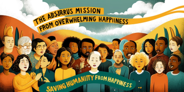 The Absurd Mission: Saving Humanity from Happiness