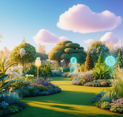 Digital Gardens: Nurturing Evolution and the Art of Virtual Horticulture Logo